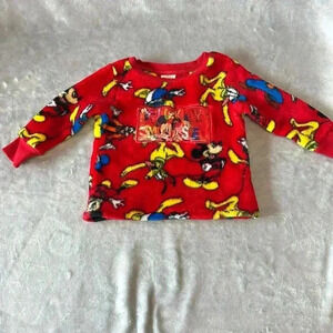 Disney - Mickey  Mouse - plush pullover sweater. Size 6-9 months